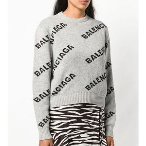 Balenciaga logo sweater